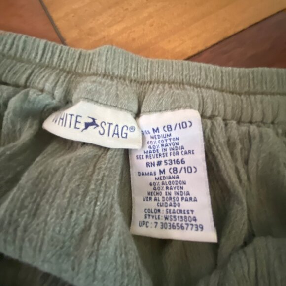 Green Boho Prairie Maxi Skirt size Medium - Picture 5 of 5